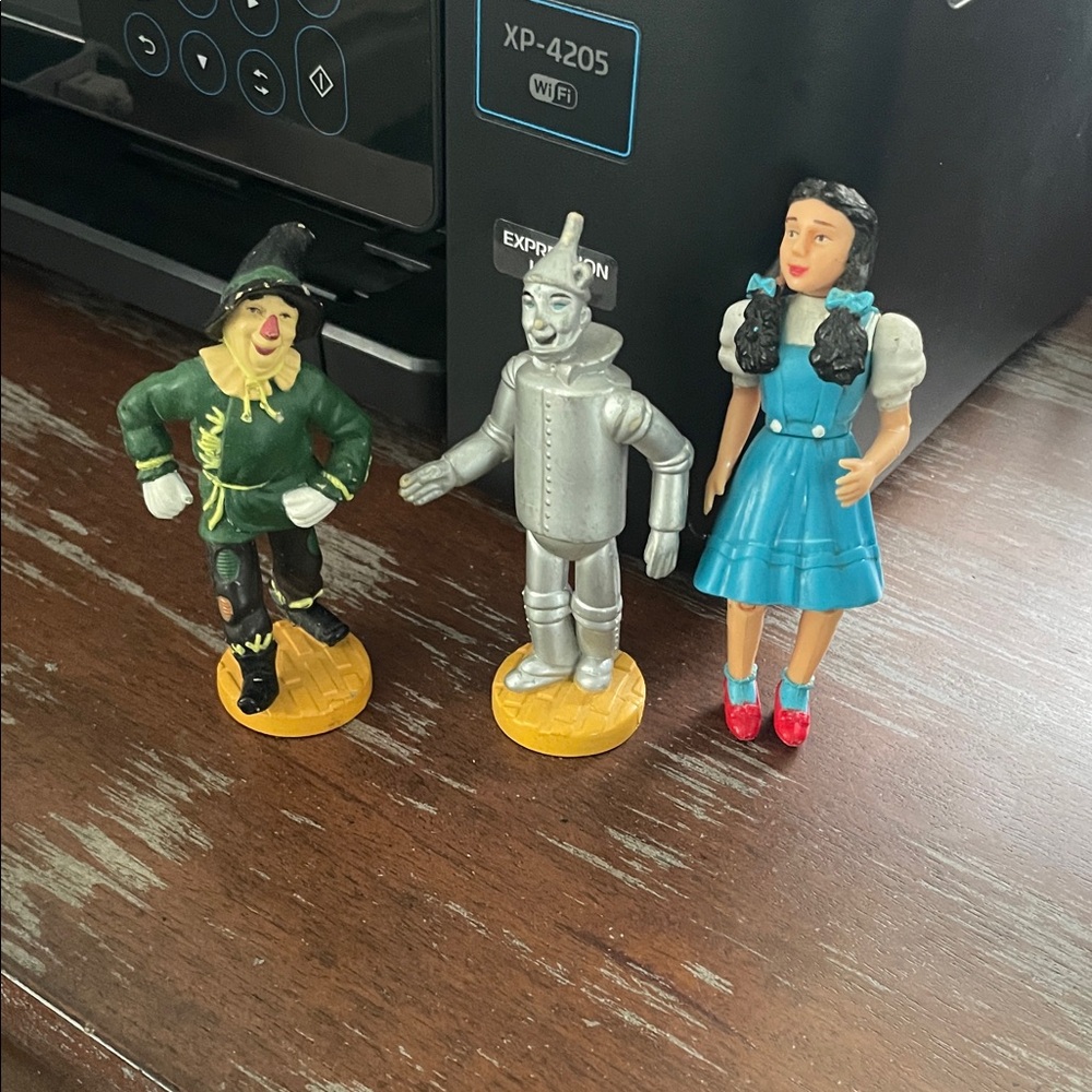 Wizard of Oz Figurine Set - Scarecrow, Tin Man, and Dorothy